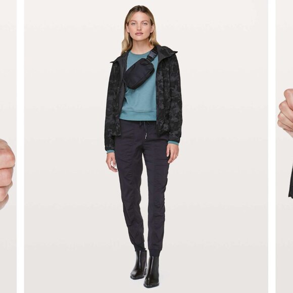 Lululemon Pack It Up Jacket Incognito Camo Multi Grey SIZE 4 - Picture 4 of 7